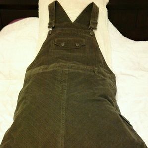 J. Jill stretch overall dress olive color
